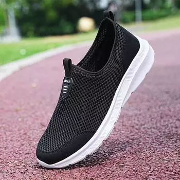 Обувь Мужская летняя сетчатая обувь Дышащая мужская обувь Большие размеры сетчатая обувь Легкие мужские кроссовки 39