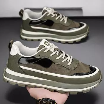 Обувь мужская модная обувь зимняя платформа Forrest Gump спортивная обувь бег нескользящая молодежная модная брендовая обувь для отдыха и путешествий папы 39