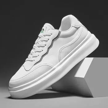 Обувь мужская натуральная кожа повседневная обувь на шнуровке брендовая мода роскошные кроссовки черно-белые дизайнерские туфли мягкие мужские мокасины hombre 7