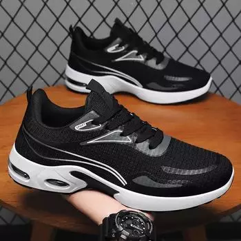 Обувь мужская новая мужская обувь на воздушной подушке с мягкой подошвой модный тренд дышащая спортивная обувь 39