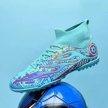 обувь мужская tf сломанные ногти учащиеся начальной и средней школы тренировочная обувь женская взрослая ag ногти соревновательная тренировочная обувь один ботинок 36