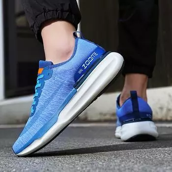 Обувь мужская Tide осень новые легкие подростковые кроссовки сетчатые дышащие мужские кроссовки 39 чёрный