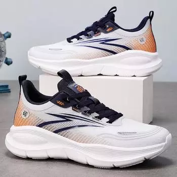 Обувь мужская весенняя повседневная обувь новая универсальная дышащая не пахнущая спортивная обувь легкая мягкая подошва кроссовки для бега 39