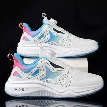 Обувь Мужские кроссовки Мужская мужская повседневная обувь Tenis Роскошная обувь Кроссовки для гонок Обувь без шнурков Модные лоферы Кроссовки для мужчин 39 белый/зелёный