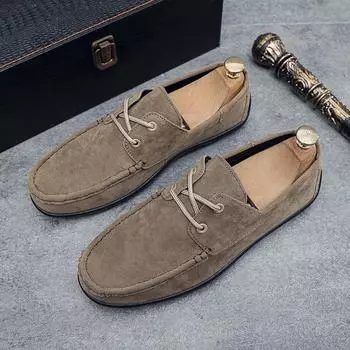 Обувь Мужские кроссовки Мужская повседневная мужская обувь Летающие тканые туфли Кроссовки для гонок Дышащая обувь Модные лоферы Обувь для вождения для мужчин 40 хаки