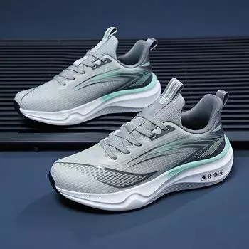 Обувь Мужские Кроссовки Мужская Повседневная Мужская Обувь Тенис Роскошная Обувь Кроссовки Гоночные Дышащие Туфли Модные Спортивные Прогулочные Кроссовки Для Мужчин 44 серый
