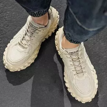 Обувь Мужские кроссовки Мужская повседневная мужская обувь Теннисная обувь класса люкс Кроссовки для тренировок Гонки Дышащая обувь Модные мокасины Кроссовки для мужчин 36 белый