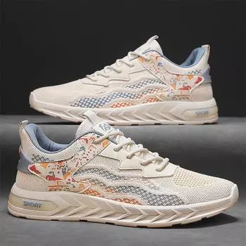 Обувь Мужские Кроссовки Мужская Повседневная Мужская Обувь Тенис Роскошная Обувь Кроссовки Гоночные Дышащие Туфли Модные Спортивные Прогулочные Кроссовки Для Мужчин 39 белый