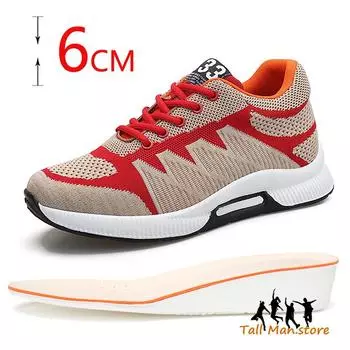 Обувь Мужские кроссовки Высота Обувь Лифтер Обувь Увеличение высоты Мужчина Высокий мужчина 37