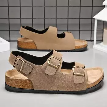 Обувь, мужские летние трендовые домашние сандалии для пар, сандалии для пар, женские сандалии на платформе, классические женские шлепанцы, модные сандалии 46 хаки