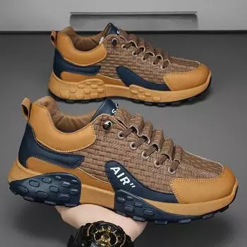 Обувь Мужские весенние и летние кроссовки больших размеров Новые мужские туфли Модные мужские туфли Повседневные туфли для папы Кроссовки 39