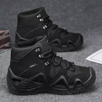 Обувь Мужские высокие ботинки Martin 2024 года, новые осенне-зимние ботинки для бездорожья, альпинизма, тактические боевые ботинки для активного отдыха, инструменты, работа, страховка 39