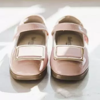 Обувь на плоской подошве Baby Jam для девочек Comi, розовая-D205 140