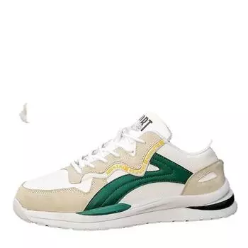 Обувь на шнуровке для мужчин, трендовая универсальная обувь с круглым носком на плоской подошве, для прогулок на свежем воздухе, для походов, нескользящие кроссовки Homme Chaussure для мужчин 39 хаки