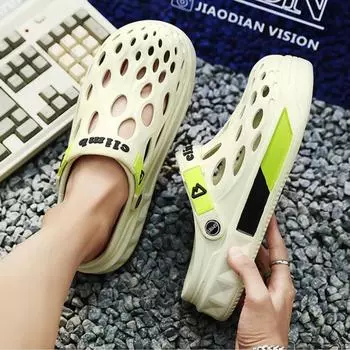 Обувь Нескользящие мягкие сандалии мужские уличные тапочки для мужчин Sabot Designer Luxury Cheap 2025 New In 2024 Fashion Clappers 40