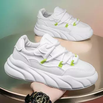 Обувь Niche Design Bread Мужская повседневная удобная модная обувь Pops Маленькие белые туфли для мужчин 39