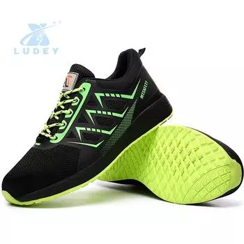 Обувь Новый стиль Промышленная рабочая обувь Прогулочная обувь со стальным носком 40 чёрный