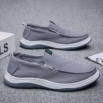 Обувь Old Beijing Cloth Shoes Официальный флагманский магазин Dad Shoes Дышащие и легкие туфли Lazy Shoes с одной педалью Мягкая подошва больших размеров из парусины 39