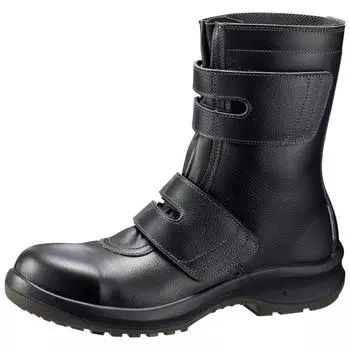 Обувь Premium High Verde Safety JIS Long Normal Wide см [Midori Anzen], стандартная, обувь, липучка, рабочая, носок, противоскользящая PRM235, черная, 27,5 чёрный