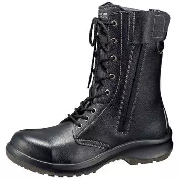 Обувь Premium High Verde Safety Shoes JIS Standard Long Shoes Lace Normal Work Wide Toecap PRM230F All Eyelets Black cm [Midori Anzen] Anti-slip 24.5 чёрный