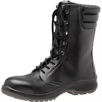 Обувь Premium High Verde Safety Shoes JIS Standard Long Shoes Lace Normal Work Wide Toecap PRM230 Black cm [Midori Anzen] Anti-slip 25.5 чёрный