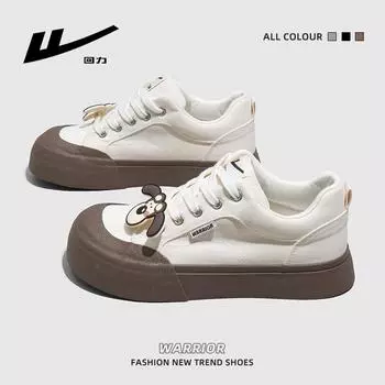 Обувь Pull Back для детей, парусиновая обувь для щенков, повседневная универсальная женская обувь, спортивная обувь для сноуборда, обувь Big Head 34 бежевый