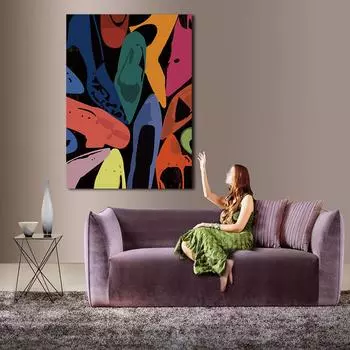 Обувь с алмазной пылью от Энди Уорхола, поп-арт, постер с принтом на холсте для украшения стен, современный без рамки 21cm30cm NoFrame