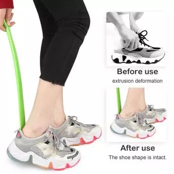 Обувь с длинной ручкой, подвесные ботинки для пожилых людей, мужчин, женщин, детей, повседневные спортивные модельные ботинки, аксессуары для обуви красный