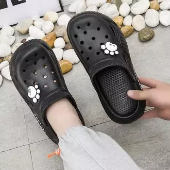 Обувь с дырочками, пряжка для обуви, симпатичный принт, обувь с дырочками, обувь с цветочным принтом, аксессуары, популярная сменная обувь, аксессуары для праздничного пирога 40-41