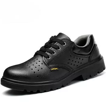 Обувь с защитой от проколов и ударов, стальная подошва, защитная обувь с низким верхом и дышащими свойствами 35