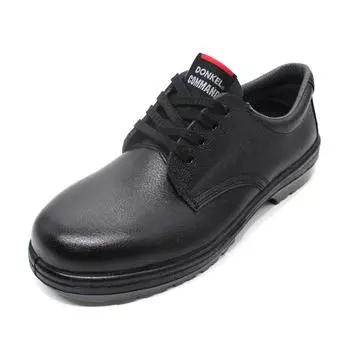 Обувь Safety Rubber Slip Fire Spread JIS T8101 Leather S Type Pass Black 26 [Donkel], 2-слойная подошва, устойчивая, устойчивая, E/F R2-01 Мужская