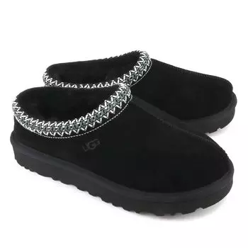 Обувь TASMAN SLIPPER Тапочки Tasman Тапочки комнатные Замша Овчина Натуральная 5955 ЧЕРНЫЙ Черный US5 [UGG] Слипоны женские (приблизительно. 22см) [Элемент] чёрный