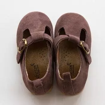 Обувь унисекс Baby Jam Saeko на плоской подошве коричневая-d401 130