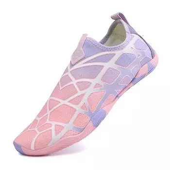 Обувь унисекс. Летняя обувь для водных видов спорта. Быстросохнущая обувь Aqua. Кроссовки. 36 фиолетовый/розовый