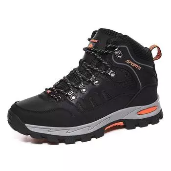 Обувь унисекс мужские ботинки осенние противоскользящие походные ботинки для походов на открытом воздухе ботильоны для мужчин и женщин 36 чёрный
