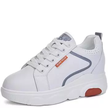 Обувь, увеличивающая рост Женская обувь, увеличивающая рост, для женщин Платформы Дизайнерская женская обувь из вулканизированной стали Кроссовки на танкетке Zapatillas 34