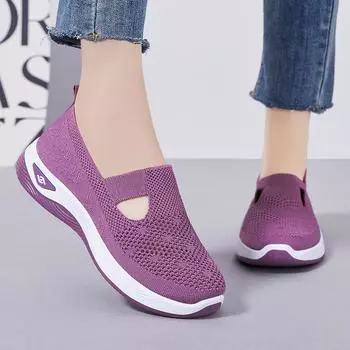 Обувь весна 2025 женские новые туфли с коротким носком женские повседневные туфли для мам с одной педалью ленивые туфли 36