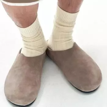 Обувь женская 2024 модные полутапочки женская верхняя одежда 2024 осень новые пробковые толстые подошвы Baotou нескользящие модные тапочки женские 36 чёрный