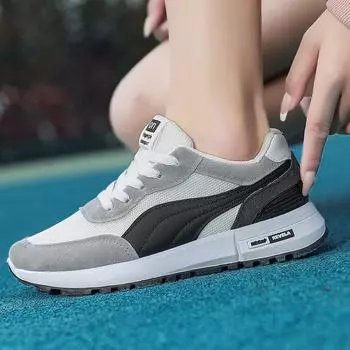 Обувь женская 24 весна-лето новые дышащие студенческие спортивные туфли корейской версии на платформе удобные повседневные туфли 35