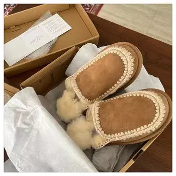 Обувь женская балетки с круглым носком повседневные женские кроссовки слипоны мокасины меховое платье зимние ретро слипоны новые женские туфли 35 малиновый