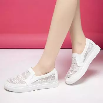 Обувь женская летняя обувь Off White дизайнерская женская сетчатая повседневная обувь на плоской подошве дышащая танкетка женские кроссовки Zapatos De Mujer 35 чёрный