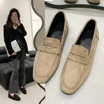 Обувь женская на плоской подошве с коротким носком на низком каблуке сабо на платформе оксфорды с закругленным носком повседневные женские кроссовки мокасины с мехом платье 35