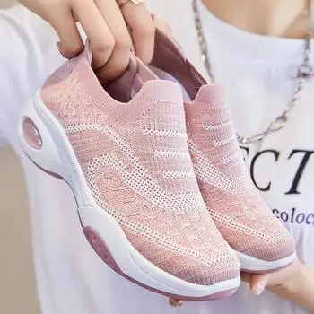 Обувь, женская новая обувь с мягкой подошвой на воздушной подушке, дышащая повседневная спортивная обувь для женщин 36