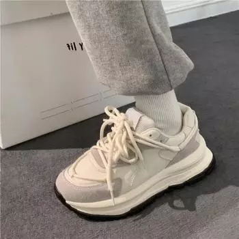 Обувь женская повседневная кроссовки размер 35-40 плоская подошва женская спортивная обувь легкая прогулочная обувь женская обувь 35 бежевый