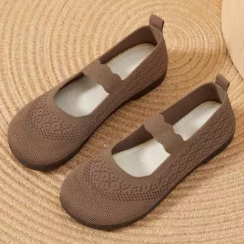 Обувь женская повседневная новая для среднего и пожилого возраста дышащая одинарная обувь повседневная спортивная обувь 36