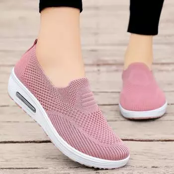 Обувь женская повседневная весенняя новая обувь на платформе из хлопчатобумажной ткани с дышащим эффектом 36