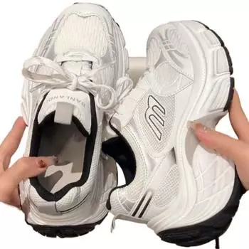 Обувь женская размер 35-40 пара кроссовки сетчатые спортивные дышащие балетки на шнуровке дизайнерская мужская обувь Zapatillas Mujer 35 белый