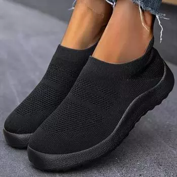 Обувь женская вязаная носки кроссовки 2024 новая повседневная обувь женские спортивные кроссовки теннис для леди модные лоферы женские кроссовки 37 фиолетовый
