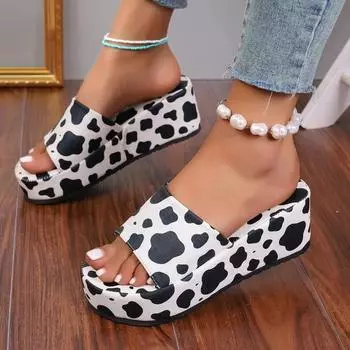 Обувь Женские базовые женские тапочки Модные повседневные тапочки в тон цвета Женские новые бестселлеры Тапочки на платформе 35