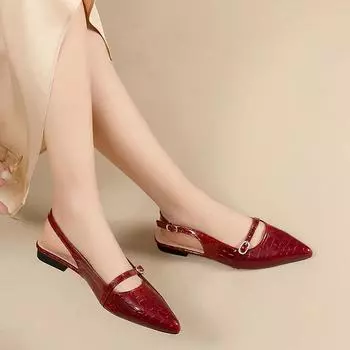 Обувь Женские брендовые туфли с открытой пяткой Женские туфли на высоком каблуке Модные сандалии с пряжкой на ремне для офиса и карьеры Новые сандалии с закрытым носком и пряжкой на ремне 35